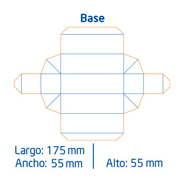 Caja Macarron Pequeña <br> Tapa y Base 